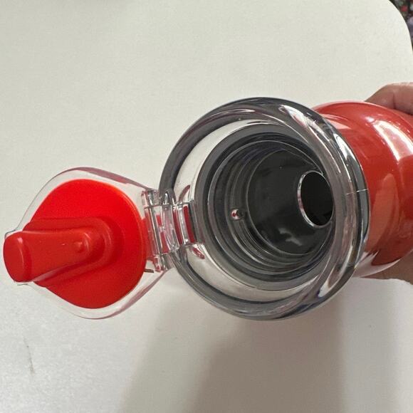 Built Insulated 18oz stainless steel Hot Cocoa  thermos w/flip top Red NWT - Picture 4 of 8